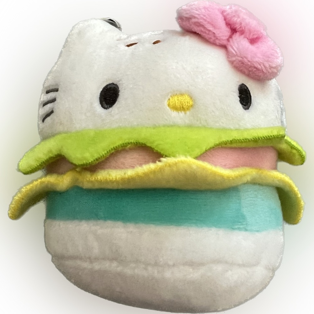 Kidrobot Hello Kitty Plush Burger Charm